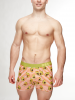 Funny Avocado - Mens Fitted Trunks - Good Mood